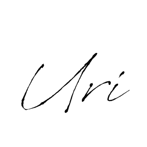 Make a beautiful signature design for name Uri. Use this online signature maker to create a handwritten signature for free. Uri signature style 6 images and pictures png