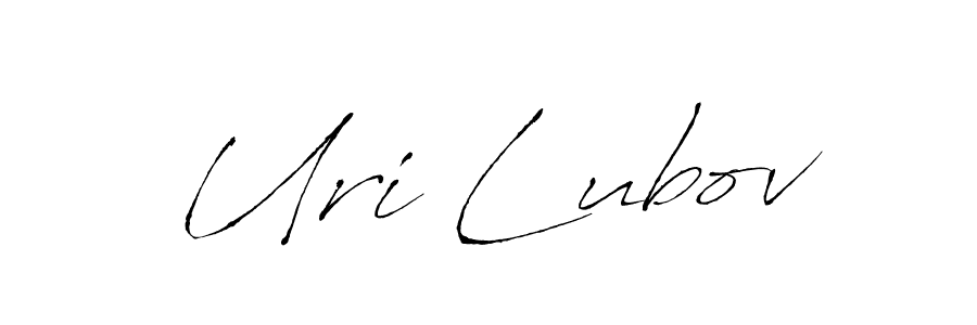 Design your own signature with our free online signature maker. With this signature software, you can create a handwritten (Antro_Vectra) signature for name Uri Lubov. Uri Lubov signature style 6 images and pictures png