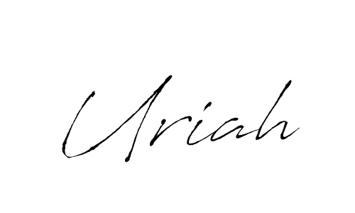 How to make Uriah signature? Antro_Vectra is a professional autograph style. Create handwritten signature for Uriah name. Uriah signature style 6 images and pictures png