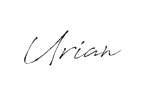Urian stylish signature style. Best Handwritten Sign (Antro_Vectra) for my name. Handwritten Signature Collection Ideas for my name Urian. Urian signature style 6 images and pictures png