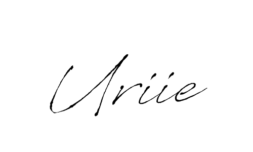 The best way (Antro_Vectra) to make a short signature is to pick only two or three words in your name. The name Uriie include a total of six letters. For converting this name. Uriie signature style 6 images and pictures png