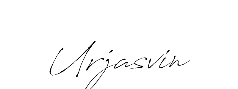 Make a beautiful signature design for name Urjasvin. With this signature (Antro_Vectra) style, you can create a handwritten signature for free. Urjasvin signature style 6 images and pictures png