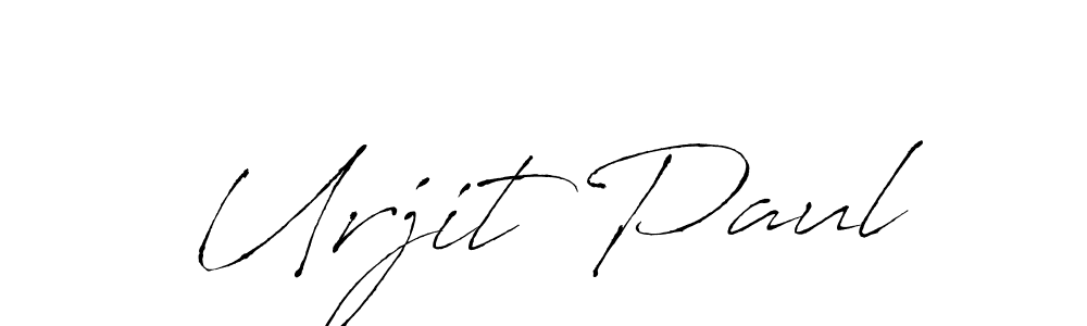 Make a beautiful signature design for name Urjit Paul. With this signature (Antro_Vectra) style, you can create a handwritten signature for free. Urjit Paul signature style 6 images and pictures png
