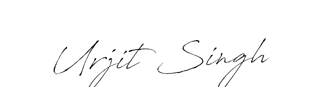Urjit Singh stylish signature style. Best Handwritten Sign (Antro_Vectra) for my name. Handwritten Signature Collection Ideas for my name Urjit Singh. Urjit Singh signature style 6 images and pictures png