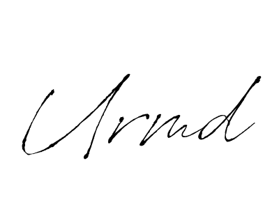 How to make Urmd name signature. Use Antro_Vectra style for creating short signs online. This is the latest handwritten sign. Urmd signature style 6 images and pictures png