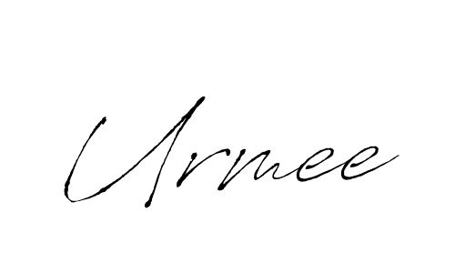 Antro_Vectra is a professional signature style that is perfect for those who want to add a touch of class to their signature. It is also a great choice for those who want to make their signature more unique. Get Urmee name to fancy signature for free. Urmee signature style 6 images and pictures png
