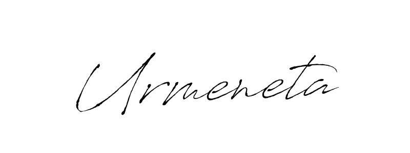 Make a beautiful signature design for name Urmeneta. With this signature (Antro_Vectra) style, you can create a handwritten signature for free. Urmeneta signature style 6 images and pictures png