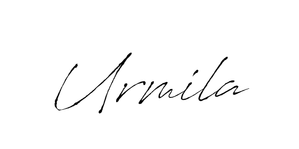 Create a beautiful signature design for name Urmila. With this signature (Antro_Vectra) fonts, you can make a handwritten signature for free. Urmila signature style 6 images and pictures png