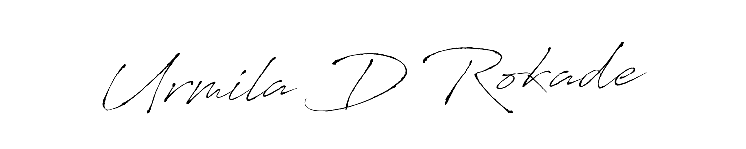 Best and Professional Signature Style for Urmila D Rokade. Antro_Vectra Best Signature Style Collection. Urmila D Rokade signature style 6 images and pictures png