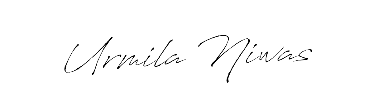Also we have Urmila Niwas name is the best signature style. Create professional handwritten signature collection using Antro_Vectra autograph style. Urmila Niwas signature style 6 images and pictures png