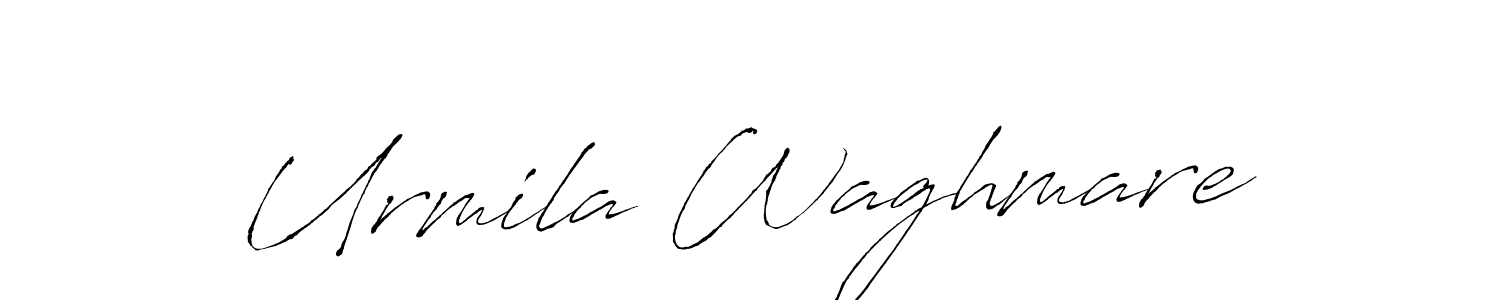 Make a beautiful signature design for name Urmila Waghmare. Use this online signature maker to create a handwritten signature for free. Urmila Waghmare signature style 6 images and pictures png