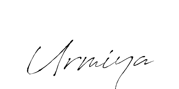 Use a signature maker to create a handwritten signature online. With this signature software, you can design (Antro_Vectra) your own signature for name Urmiya. Urmiya signature style 6 images and pictures png
