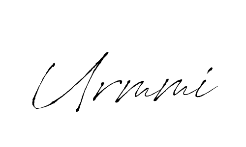 Antro_Vectra is a professional signature style that is perfect for those who want to add a touch of class to their signature. It is also a great choice for those who want to make their signature more unique. Get Urmmi name to fancy signature for free. Urmmi signature style 6 images and pictures png