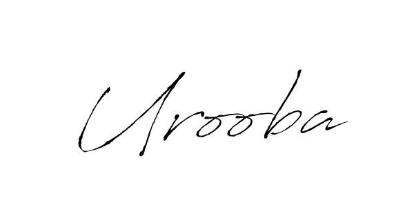 Antro_Vectra is a professional signature style that is perfect for those who want to add a touch of class to their signature. It is also a great choice for those who want to make their signature more unique. Get Urooba name to fancy signature for free. Urooba signature style 6 images and pictures png