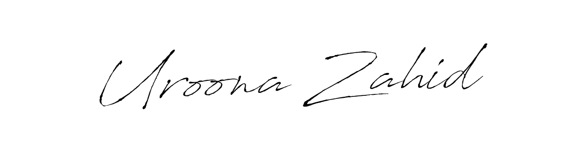 See photos of Uroona Zahid official signature by Spectra . Check more albums & portfolios. Read reviews & check more about Antro_Vectra font. Uroona Zahid signature style 6 images and pictures png