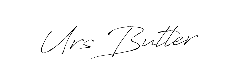 Create a beautiful signature design for name Urs Butler. With this signature (Antro_Vectra) fonts, you can make a handwritten signature for free. Urs Butler signature style 6 images and pictures png