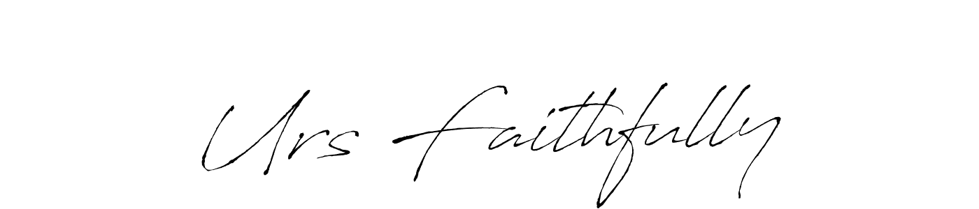 Make a short Urs Faithfully signature style. Manage your documents anywhere anytime using Antro_Vectra. Create and add eSignatures, submit forms, share and send files easily. Urs Faithfully signature style 6 images and pictures png