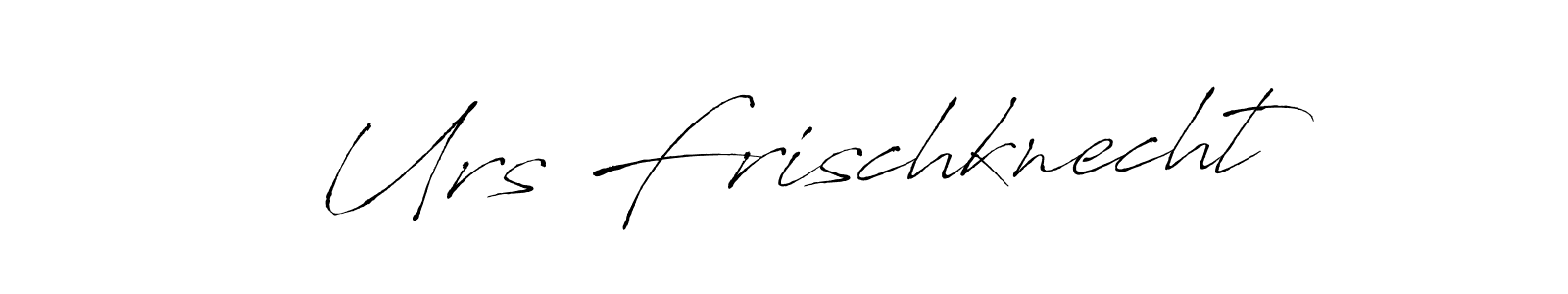 Create a beautiful signature design for name Urs Frischknecht. With this signature (Antro_Vectra) fonts, you can make a handwritten signature for free. Urs Frischknecht signature style 6 images and pictures png