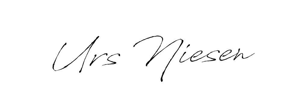 It looks lik you need a new signature style for name Urs Niesen. Design unique handwritten (Antro_Vectra) signature with our free signature maker in just a few clicks. Urs Niesen signature style 6 images and pictures png