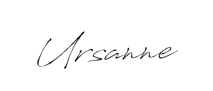Also we have Ursanne name is the best signature style. Create professional handwritten signature collection using Antro_Vectra autograph style. Ursanne signature style 6 images and pictures png