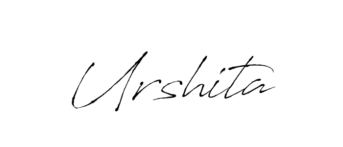 Urshita stylish signature style. Best Handwritten Sign (Antro_Vectra) for my name. Handwritten Signature Collection Ideas for my name Urshita. Urshita signature style 6 images and pictures png