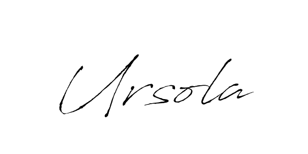 Create a beautiful signature design for name Ursola. With this signature (Antro_Vectra) fonts, you can make a handwritten signature for free. Ursola signature style 6 images and pictures png