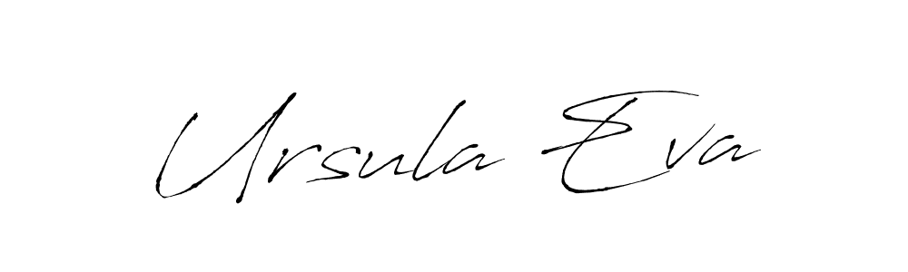 You should practise on your own different ways (Antro_Vectra) to write your name (Ursula Eva) in signature. don't let someone else do it for you. Ursula Eva signature style 6 images and pictures png