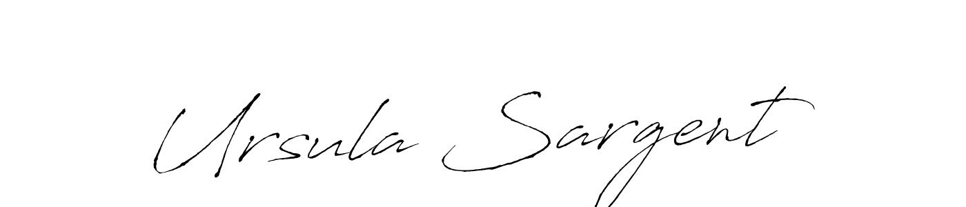 Also we have Ursula Sargent name is the best signature style. Create professional handwritten signature collection using Antro_Vectra autograph style. Ursula Sargent signature style 6 images and pictures png