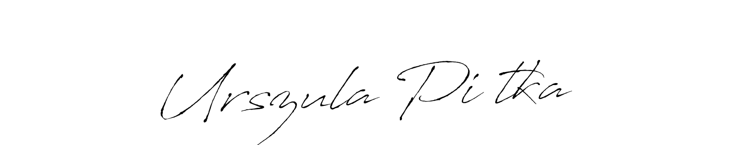 See photos of Urszula Piętka official signature by Spectra . Check more albums & portfolios. Read reviews & check more about Antro_Vectra font. Urszula Piętka signature style 6 images and pictures png