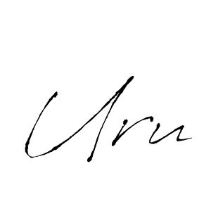 How to Draw Uru signature style? Antro_Vectra is a latest design signature styles for name Uru. Uru signature style 6 images and pictures png