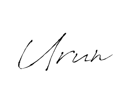 Antro_Vectra is a professional signature style that is perfect for those who want to add a touch of class to their signature. It is also a great choice for those who want to make their signature more unique. Get Urun name to fancy signature for free. Urun signature style 6 images and pictures png