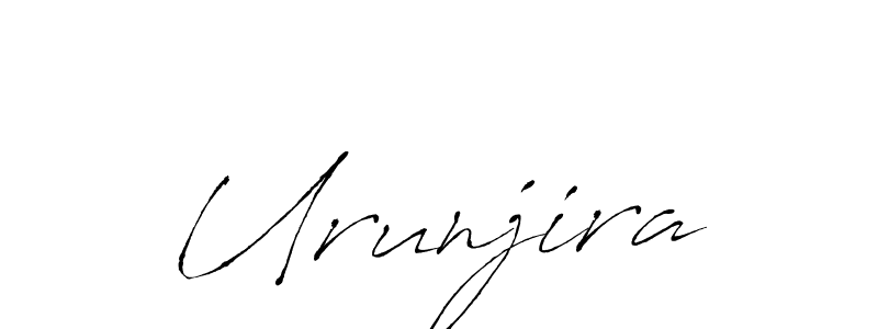 Design your own signature with our free online signature maker. With this signature software, you can create a handwritten (Antro_Vectra) signature for name Urunjira. Urunjira signature style 6 images and pictures png