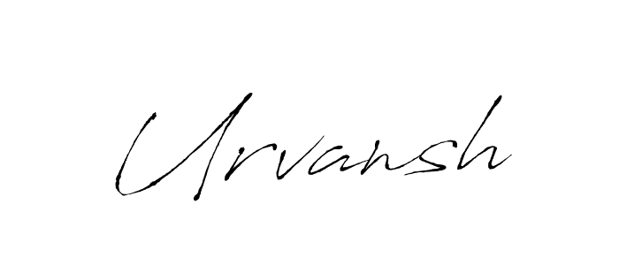 Antro_Vectra is a professional signature style that is perfect for those who want to add a touch of class to their signature. It is also a great choice for those who want to make their signature more unique. Get Urvansh name to fancy signature for free. Urvansh signature style 6 images and pictures png