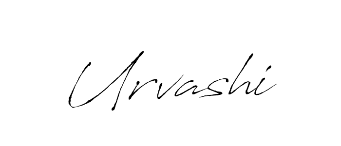 Make a beautiful signature design for name Urvashi. With this signature (Antro_Vectra) style, you can create a handwritten signature for free. Urvashi signature style 6 images and pictures png