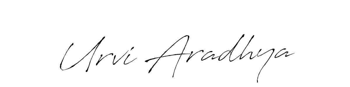 Urvi Aradhya stylish signature style. Best Handwritten Sign (Antro_Vectra) for my name. Handwritten Signature Collection Ideas for my name Urvi Aradhya. Urvi Aradhya signature style 6 images and pictures png