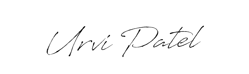 Urvi Patel stylish signature style. Best Handwritten Sign (Antro_Vectra) for my name. Handwritten Signature Collection Ideas for my name Urvi Patel. Urvi Patel signature style 6 images and pictures png