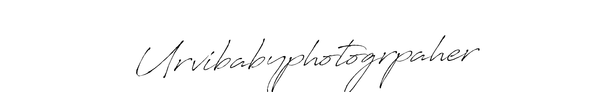 How to make Urvibabyphotogrpaher signature? Antro_Vectra is a professional autograph style. Create handwritten signature for Urvibabyphotogrpaher name. Urvibabyphotogrpaher signature style 6 images and pictures png