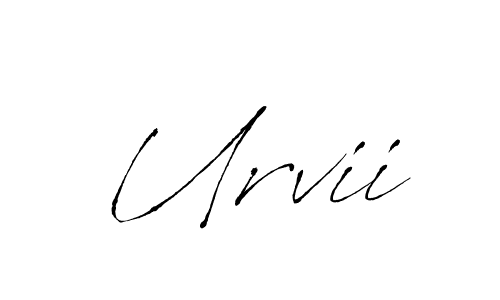 Also we have Urvii name is the best signature style. Create professional handwritten signature collection using Antro_Vectra autograph style. Urvii signature style 6 images and pictures png