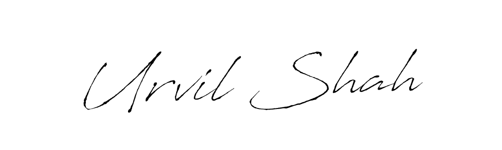 if you are searching for the best signature style for your name Urvil Shah. so please give up your signature search. here we have designed multiple signature styles  using Antro_Vectra. Urvil Shah signature style 6 images and pictures png