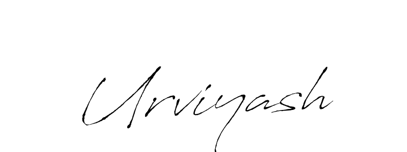 How to make Urviyash signature? Antro_Vectra is a professional autograph style. Create handwritten signature for Urviyash name. Urviyash signature style 6 images and pictures png