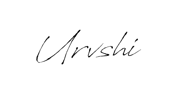 The best way (Antro_Vectra) to make a short signature is to pick only two or three words in your name. The name Urvshi include a total of six letters. For converting this name. Urvshi signature style 6 images and pictures png