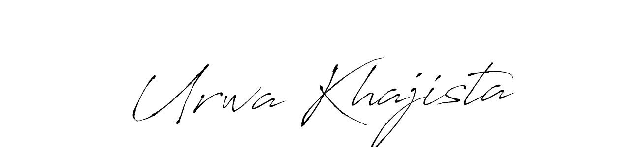 Antro_Vectra is a professional signature style that is perfect for those who want to add a touch of class to their signature. It is also a great choice for those who want to make their signature more unique. Get Urwa Khajista name to fancy signature for free. Urwa Khajista signature style 6 images and pictures png