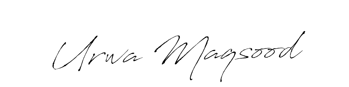 This is the best signature style for the Urwa Maqsood name. Also you like these signature font (Antro_Vectra). Mix name signature. Urwa Maqsood signature style 6 images and pictures png