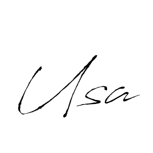 Usa stylish signature style. Best Handwritten Sign (Antro_Vectra) for my name. Handwritten Signature Collection Ideas for my name Usa. Usa signature style 6 images and pictures png