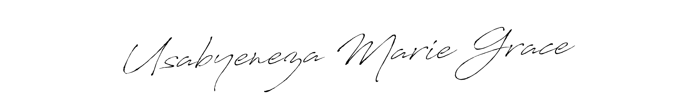 Make a beautiful signature design for name Usabyeneza Marie Grace. Use this online signature maker to create a handwritten signature for free. Usabyeneza Marie Grace signature style 6 images and pictures png