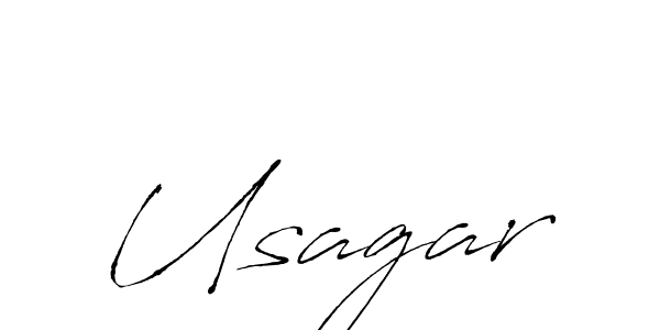 How to Draw Usagar signature style? Antro_Vectra is a latest design signature styles for name Usagar. Usagar signature style 6 images and pictures png