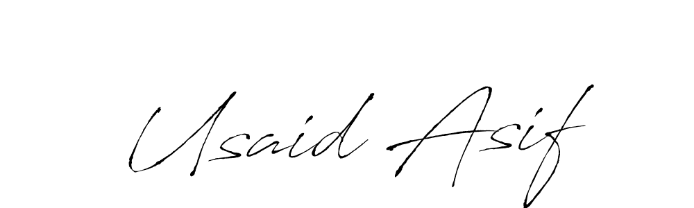 You should practise on your own different ways (Antro_Vectra) to write your name (Usaid Asif) in signature. don't let someone else do it for you. Usaid Asif signature style 6 images and pictures png