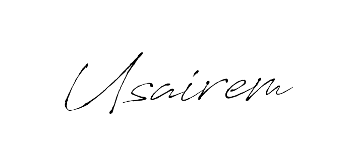 Make a beautiful signature design for name Usairem. Use this online signature maker to create a handwritten signature for free. Usairem signature style 6 images and pictures png