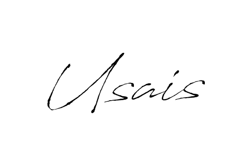 Make a beautiful signature design for name Usais. With this signature (Antro_Vectra) style, you can create a handwritten signature for free. Usais signature style 6 images and pictures png