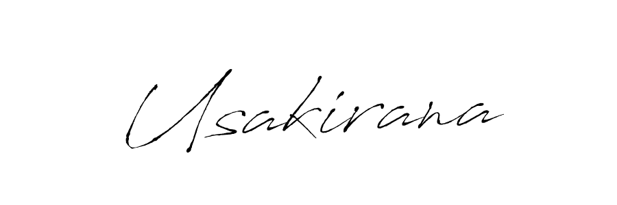 How to make Usakirana name signature. Use Antro_Vectra style for creating short signs online. This is the latest handwritten sign. Usakirana signature style 6 images and pictures png